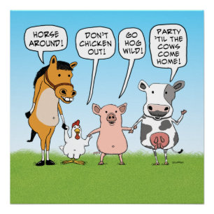 Póster Consejo divertido de los juerguistas