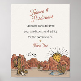 Póster Consejos de Wild West Rodeo para la señalización d