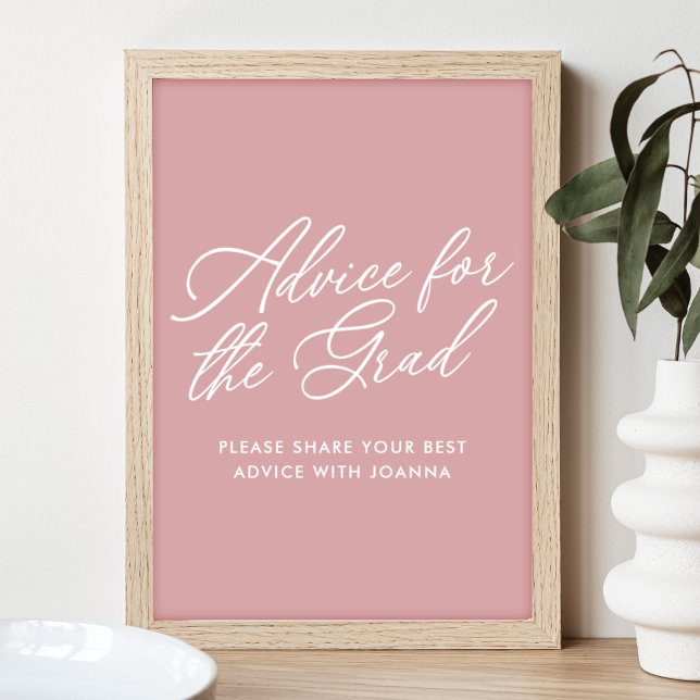 Póster Consejos Rosas para el Rótulo Grad (Subido por el creador)