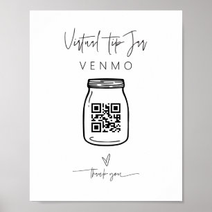 Póster Consejos virtuales Rótulo de efectivo para empresa