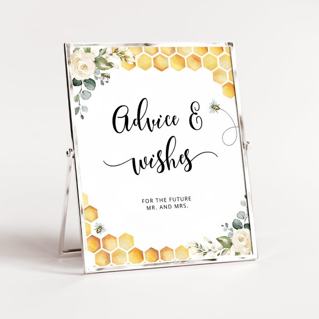 Póster Consejos y deseos de las abejas acuarelas para los (Subido por el creador)