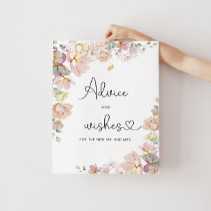 Póster Consejos y deseos de Wildflowers para Poster de Ne