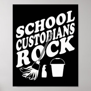 Póster Conserjes Escolares Regresan a la Escuela - Aplica