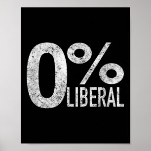 Póster Conservador por Design Tee Company Anti Liberal