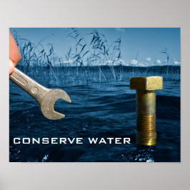 Póster Conservar poster de agua