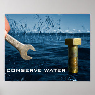 Póster Conservar poster de agua