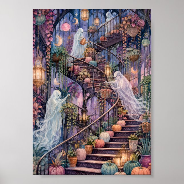 Póster Conservatorio de Fantasmas Caprichosos Botánico Gó (Frente)