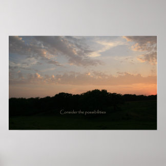 Póster Considerar las posibilidades