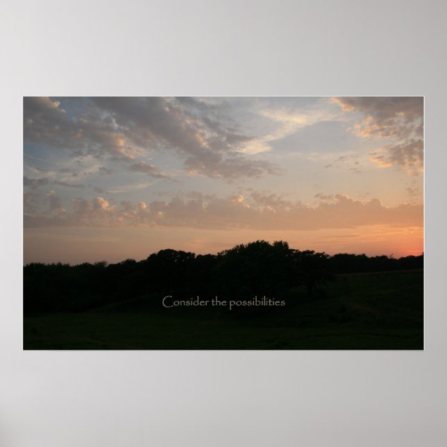 Póster Considerar las posibilidades (Frente)