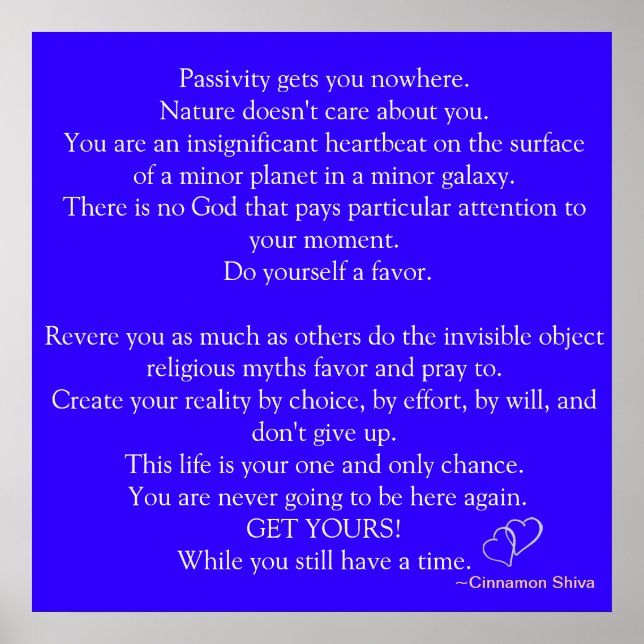 PÓSTER CONSIGA A TU POSTER (Frente)