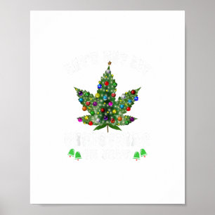Póster Consigamos Navidades livianos en el árbol de Navid