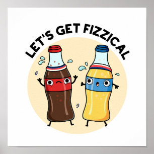 Póster Consigamos un divertido soda pop poun