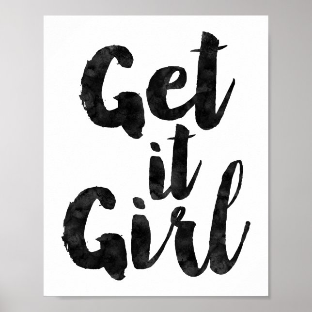 Póster Consíguelo Chica (Frente)