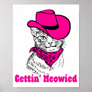Póster Consiguiendo a la mamá del gato Meowie Chicas Vaqu