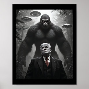 Póster Conspiración de Encuentro de Visita de Trump con B