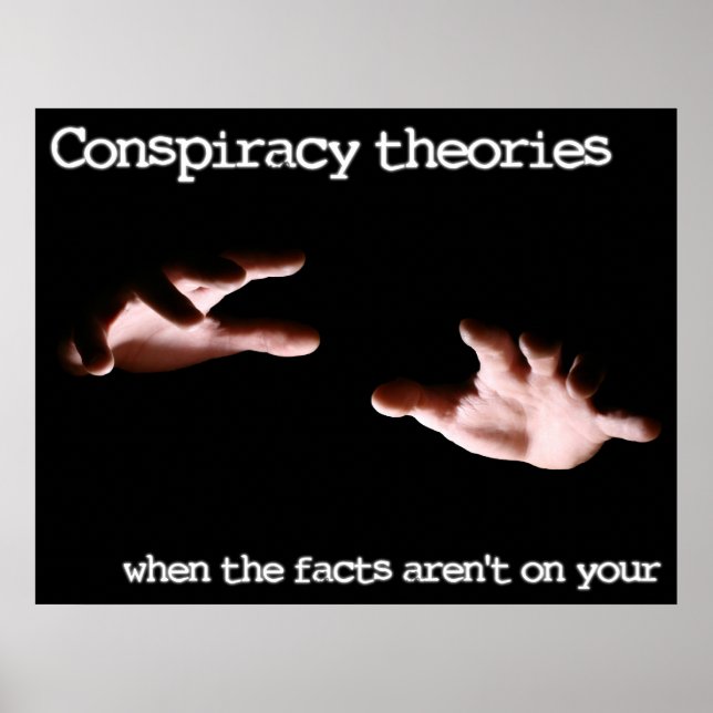 Póster Conspiracy Theories (Frente)