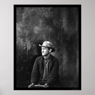 Póster Conspirador Edward Spangler 1865 de Lincoln