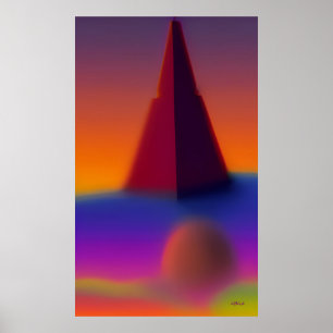 Póster Conspirando un sueño de pirámide