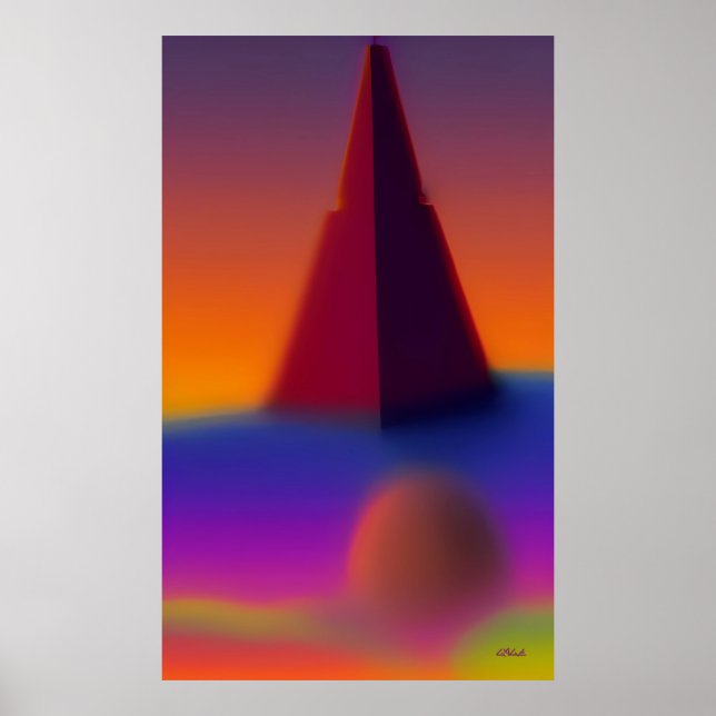 Póster Conspirando un sueño de pirámide (Frente)