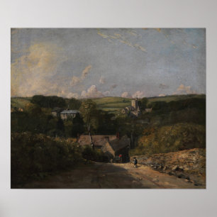 Póster Constable - Aldea Osmington
