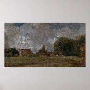 Póster Constable - Casa de Golding East Bergholt