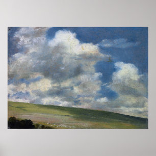 Póster Constable - Escena en las Downs cerca de Brighton