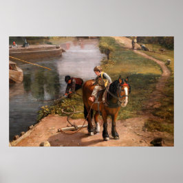 Póster Constable - Flatford Mill 1816