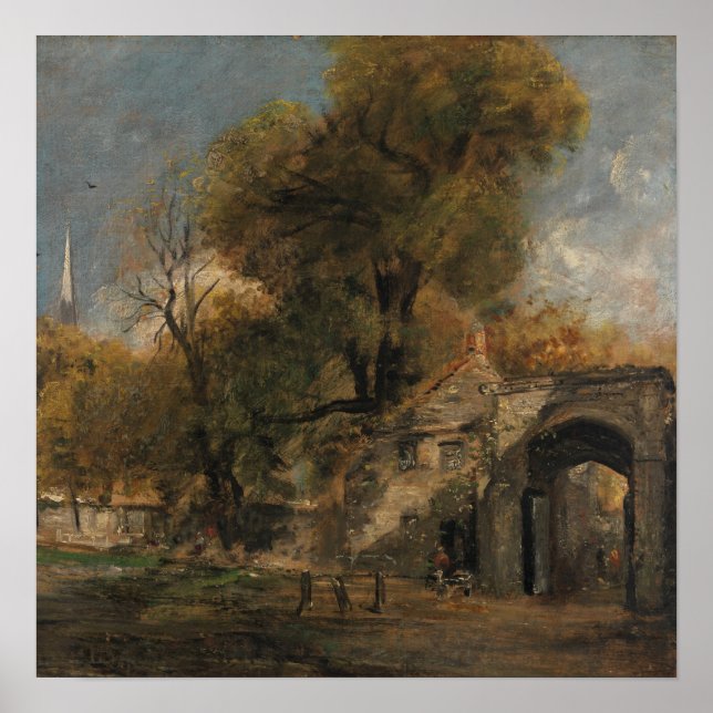 Póster Constable - Harnham Gate, Salisbury (Frente)