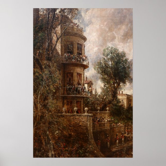 Póster Constable - La Apertura Del Puente Waterloo (Frente)
