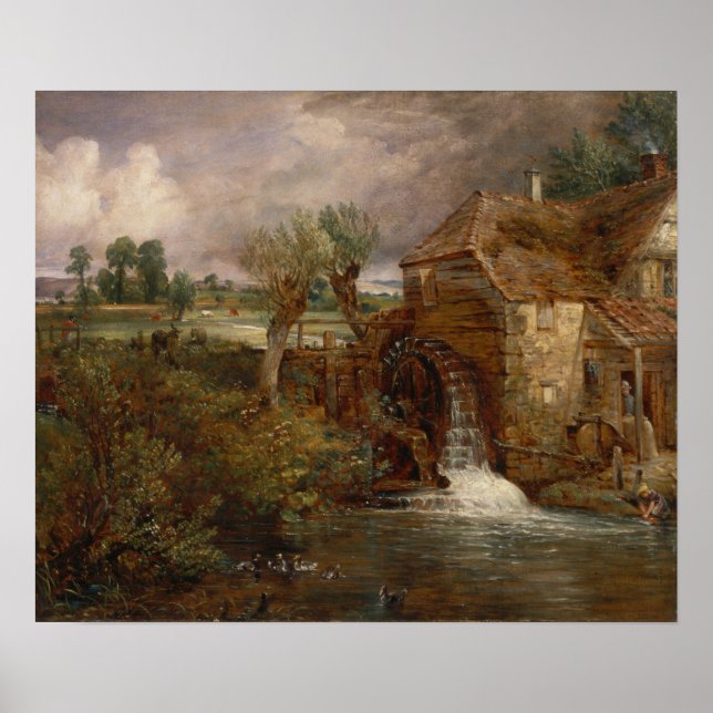 Póster Constable - Parham Mill Gillingham (Frente)
