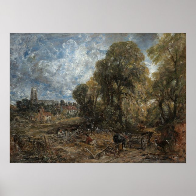 Póster Constable - Stoke-By-Nayland (Frente)