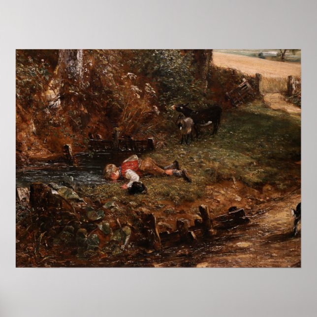 Póster Constable - The Cornfield 1826 (Frente)