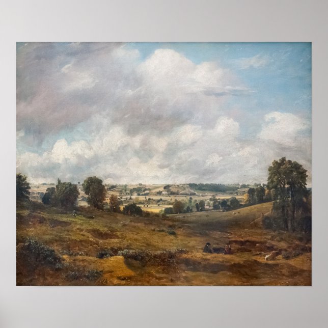 Póster Constable - Vista De La Vale De Dedham Desde Bergh (Frente)