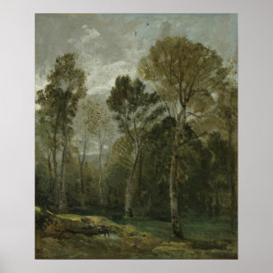 Póster Constable - Vista de una espesura