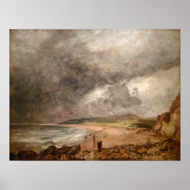 Póster Constable - Weymouth Bay Approaching The Storm (Frente)