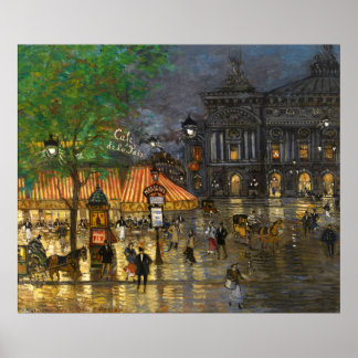Póster Constantin Korovin: Gran Ópera, París