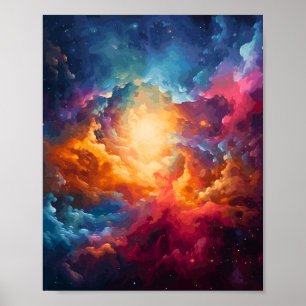 Póster Constelación cósmica