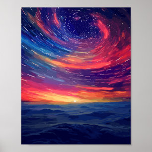 Póster Constelación cósmica