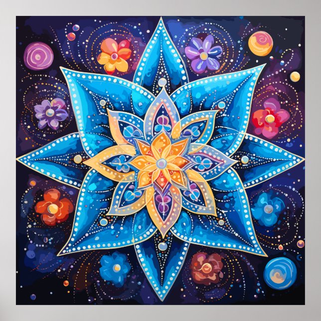 Póster Constelación cósmica (Frente)