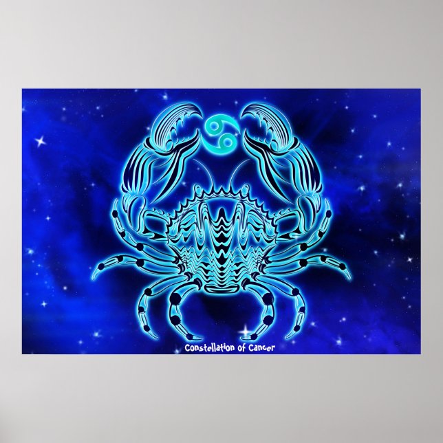 Póster Constelación de cáncer (Frente)