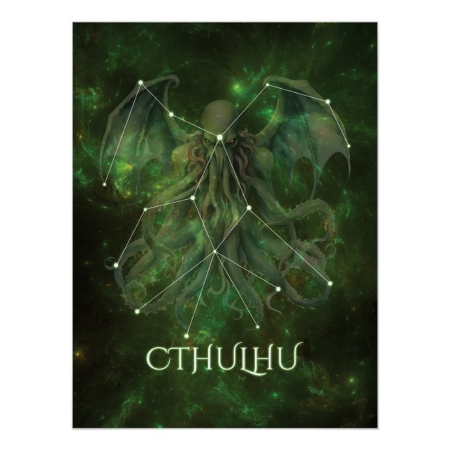 Póster Constelación de Cthulhu (Anverso)