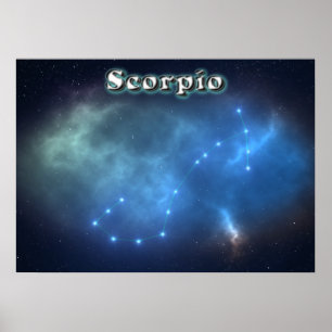 Póster Constelación de Scorpio