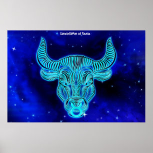Póster Constelación de Tauras
