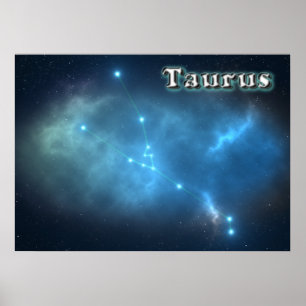 Póster Constelación de Taurus