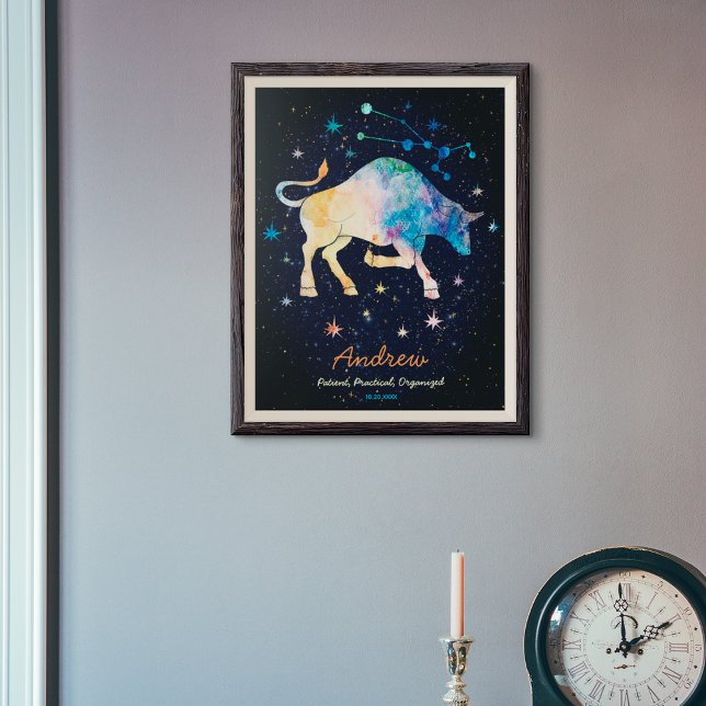 Póster Constelación del Tauro Estrella de la Acuarela Zod (Subido por el creador)