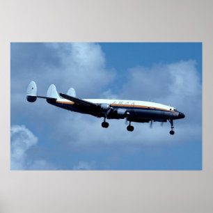 Póster Constelación estupenda de Lockheed L-1049