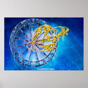 Póster Constellation of Cancer