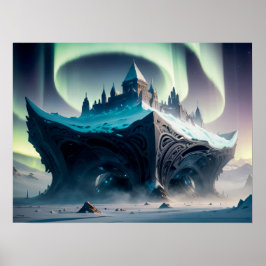 Póster Construcción de la Ciudadela Polar sobre la estruc