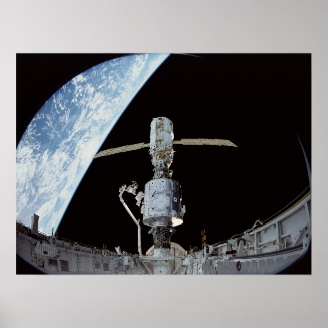 Póster Construcción de la Estación Espacial Internacional (Frente)