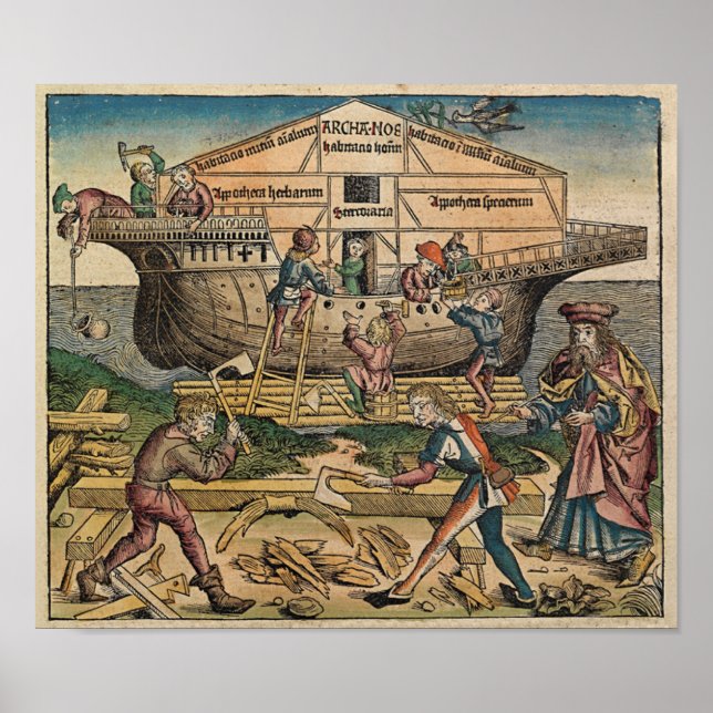 Póster Construcción del Arca 1493 - Poster (Frente)